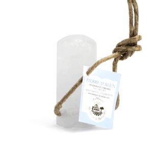 Piedra de alumbre con cuerda. 115 gr.