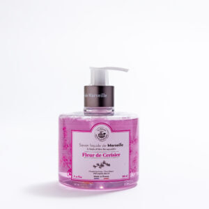 Jabón Marsella líquido. Flor cerezo. 330 ml