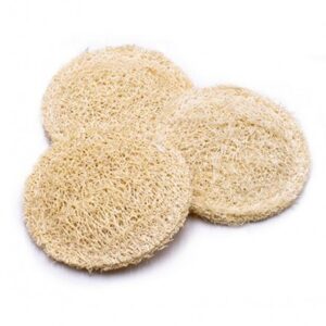 Discos exfoliante facial luffa ecológica
